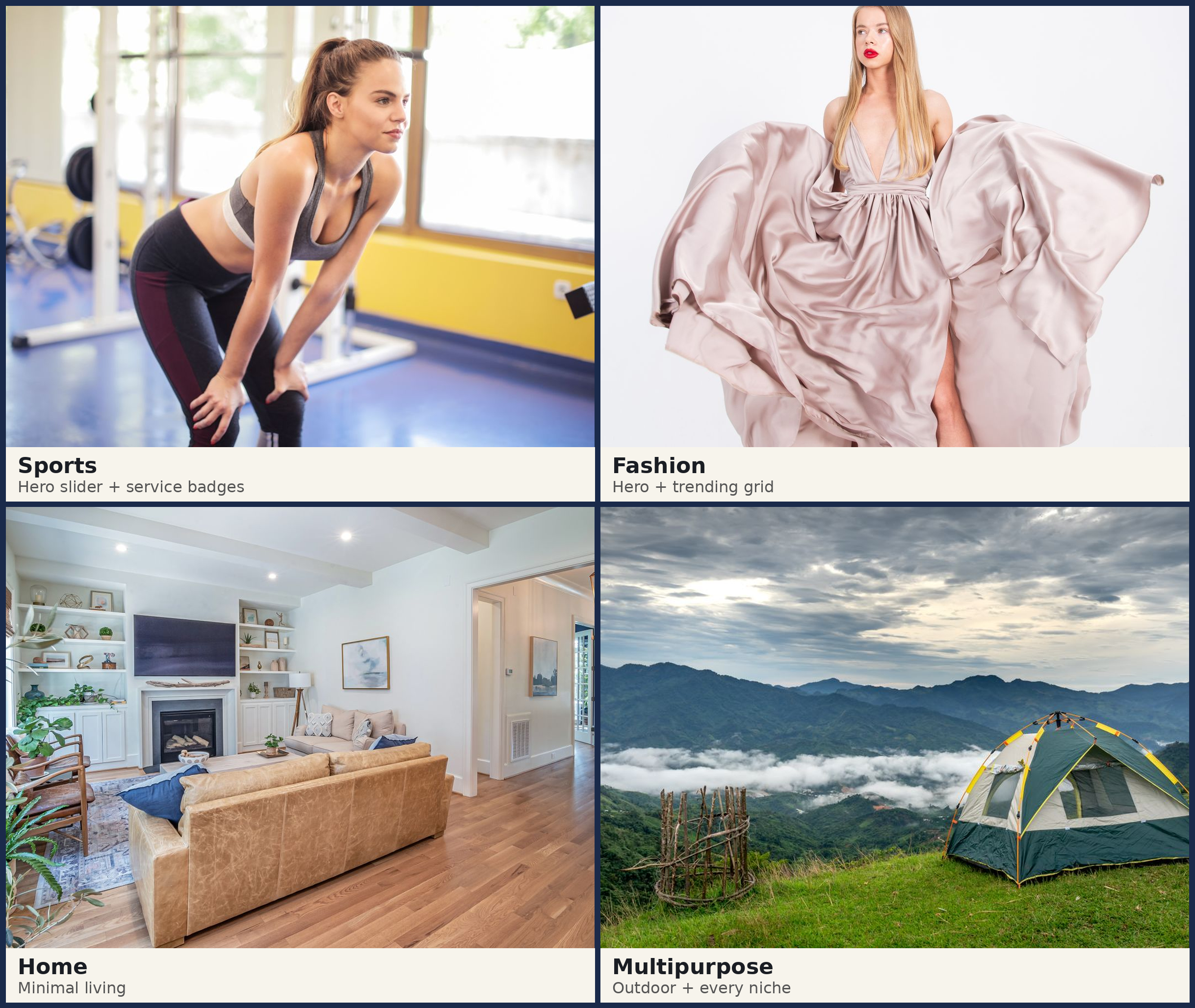 Corsa preview: Sports, Fashion, Home, Multipurpose